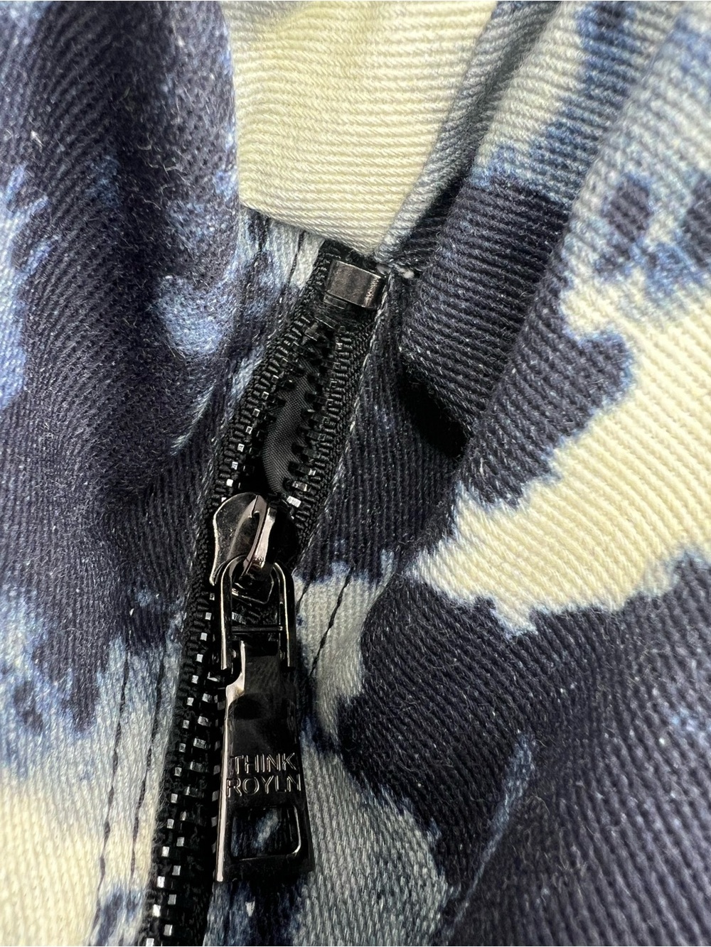 THINK ROYLN Wingman Denim Tie Dye Tote Weekender Duffel Carryon Overnight Bag - Picture 13 of 17
